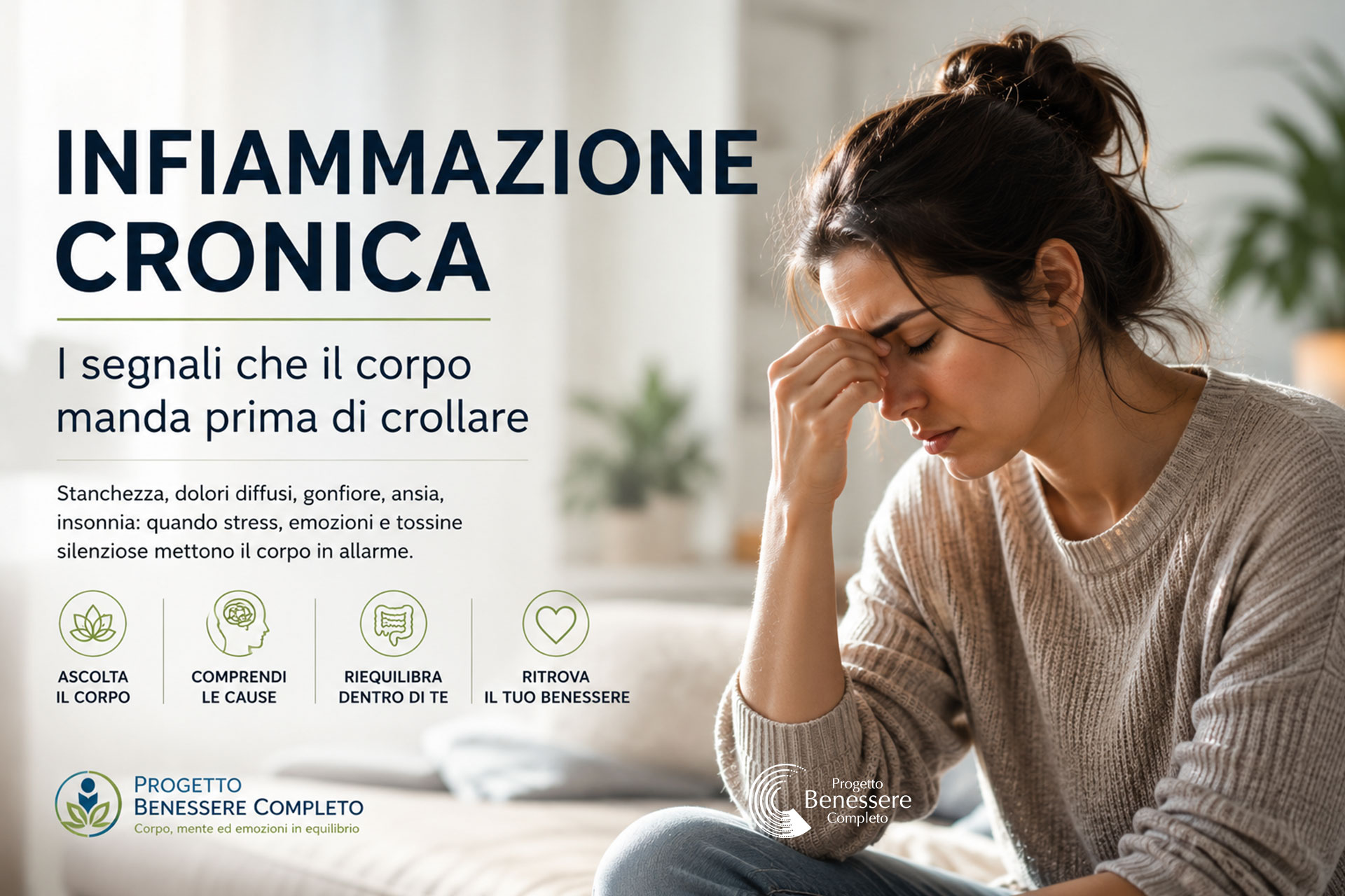 Infiammazione cronica: i segnali che il corpo manda prima di crollare