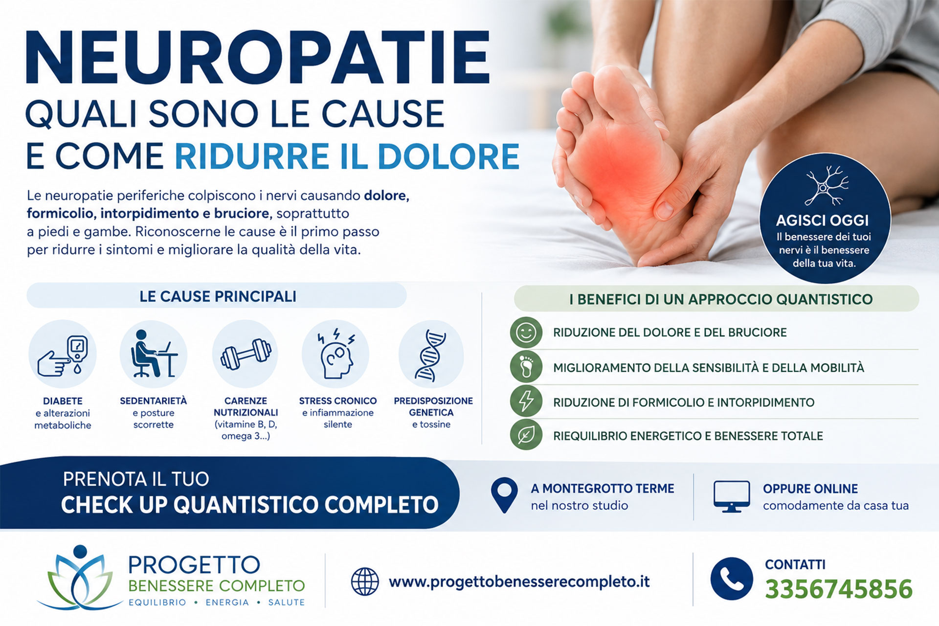 Neuropatie: quali sono le cause e come ridurre il dolore